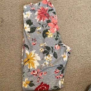 Old Navy floral leggings
